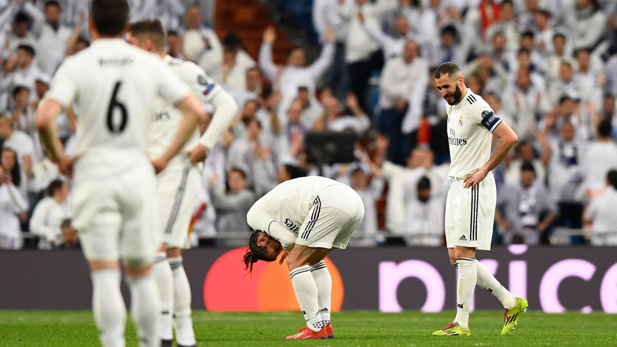 Piłkarze Realu Madryt załamani po porażce i odpadnięciu z Ligi Mistrzów