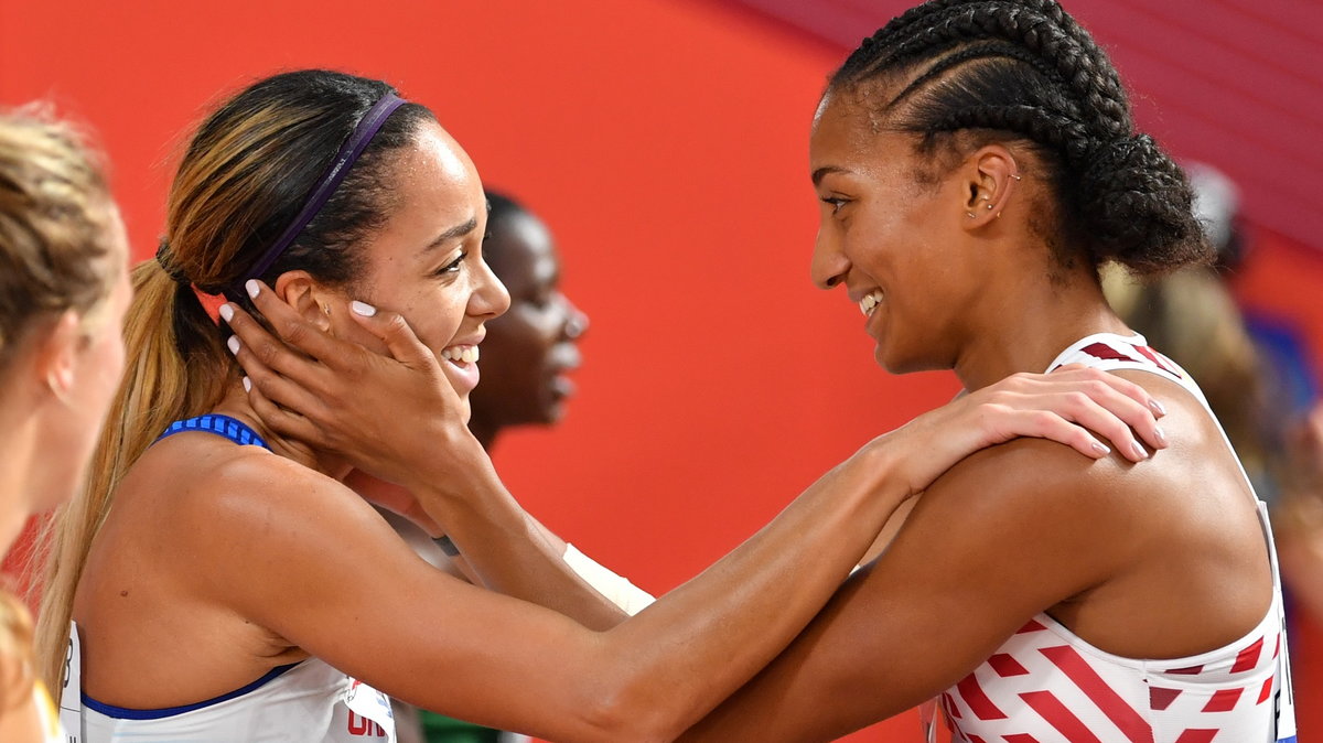 Katarina Johnson-Thompson (L) i Nafissatou Thiam (P)