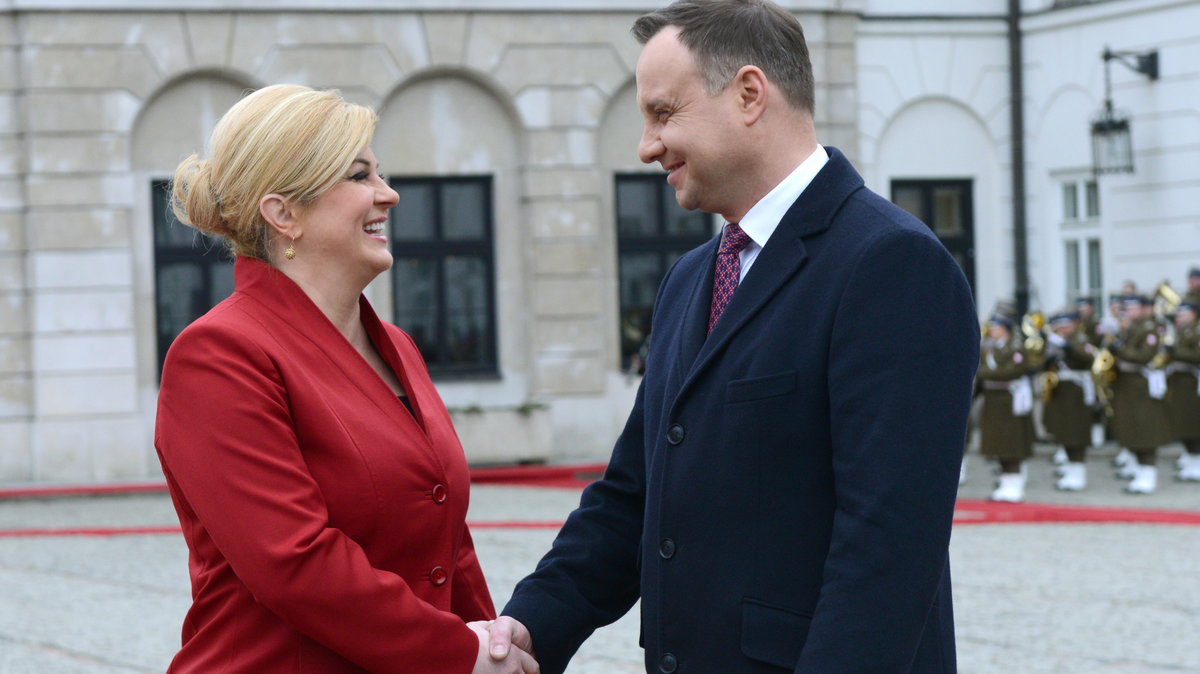 Kolinda Grabar-Kitarović i Andrzej Duda