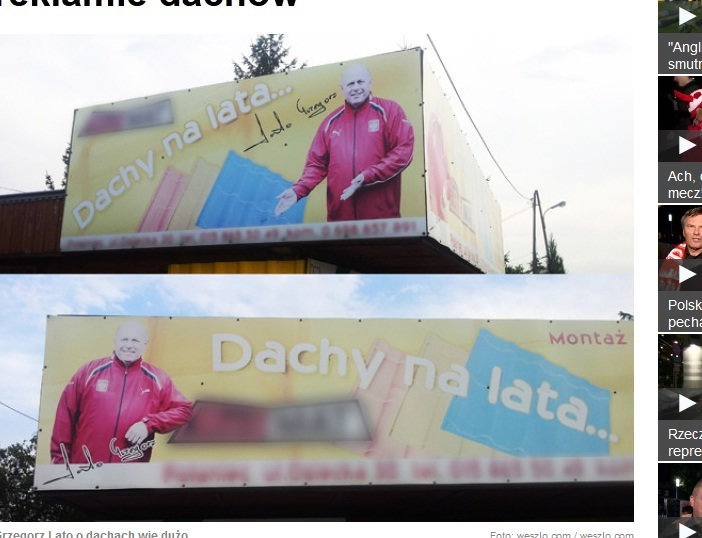 Lato w reklamie dachów