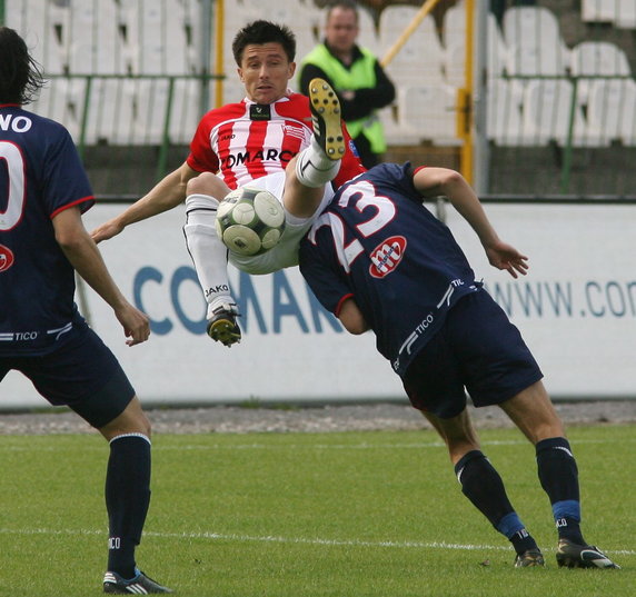 PIŁKA NOŻNA LIGA POLSKA CRACOVIA KRAKÓW ORDA WODZISŁAW ŚLĄ