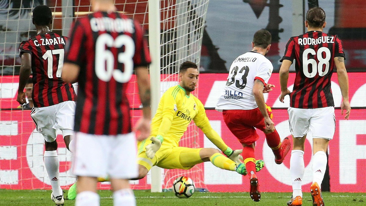 Pietro Iemmello zdobywa jedyną bramkę na San Siro