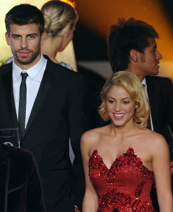 Gerard Pique i Shakira w 2012 r.