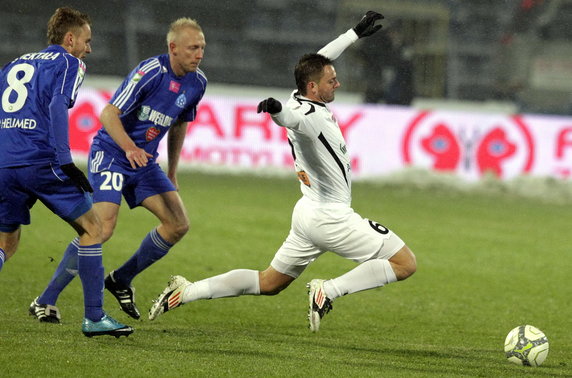 PIŁKARSKA EKSTRAKLASA RUCH CHORZÓW KONTRA GÓRNIK ZABRZE