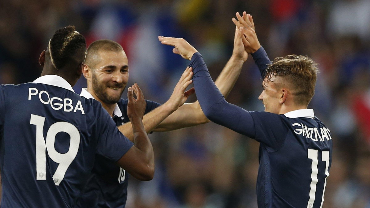 Karim Benzema, Paul Pogba i Antoine Griezmann