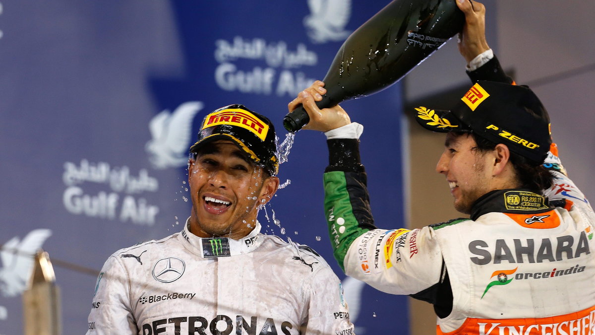 Lewis Hamilton i Sergio Perez