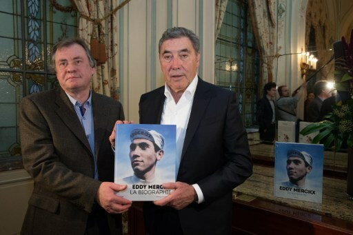 Eddie Merckx na prezentacji swojej biografii w październiku 2015 roku