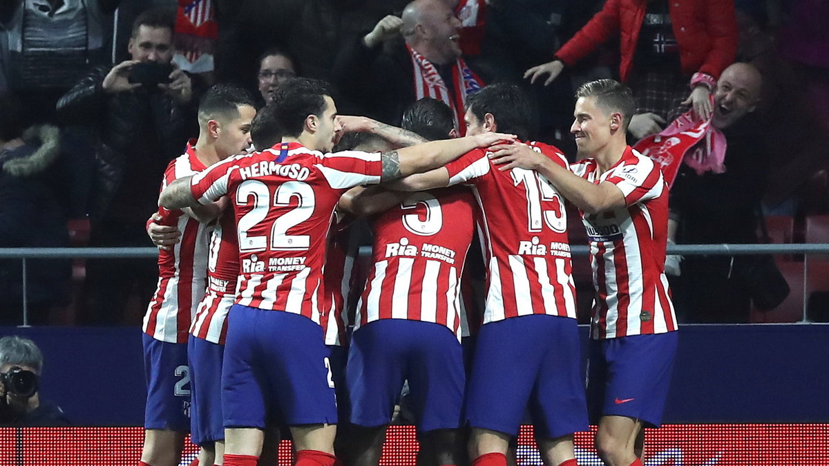 Radość piłkarzy Atletico Madryt