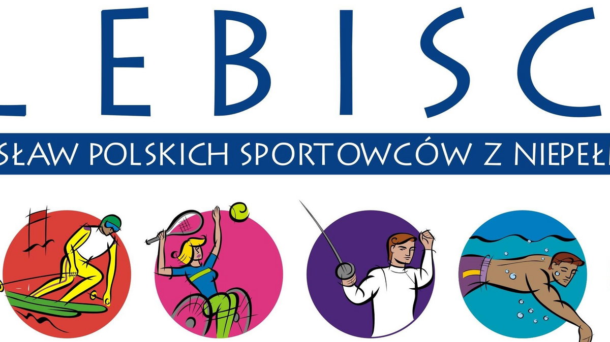 Logo Plebiscytu 40 - lecia na 10 Najwybitniejszych Sportowców z Niepełnosprawnością