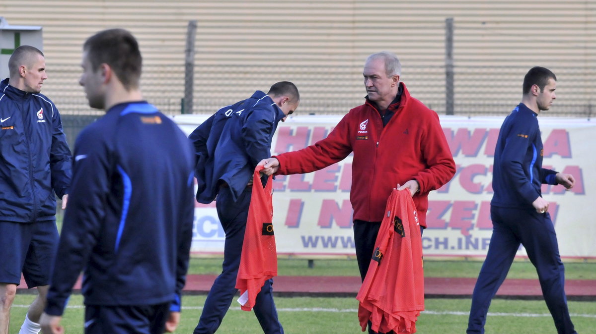 PIŁKA NOŻNA TRENING REPREZENTACJI POLSKI