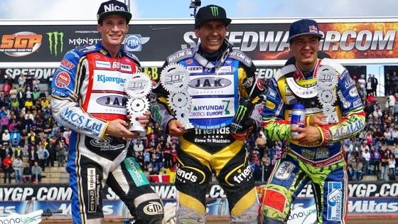 Podium GP Szwecji