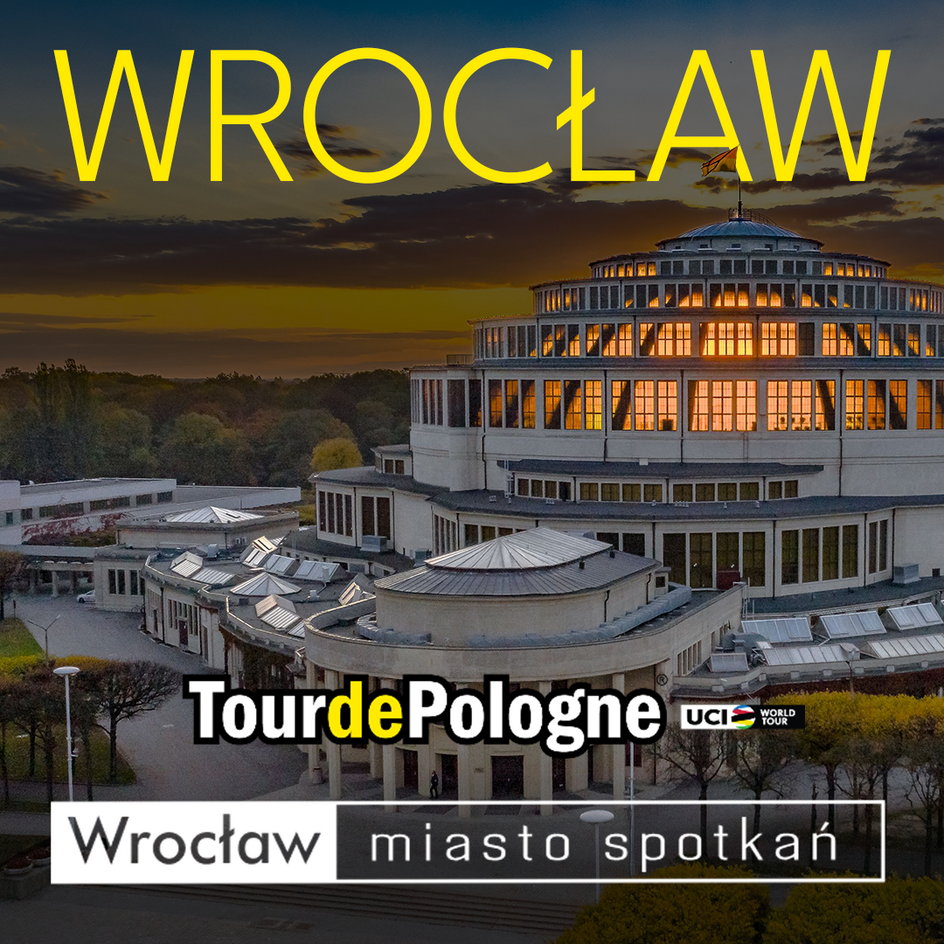 Czesław Lang i miasto Wrocław zapowiedzieli start 81. Tour de Pologne spod Hali Stulecia