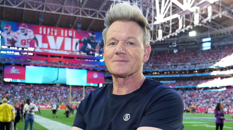 Gordon Ramsay na Super Bowl 2023