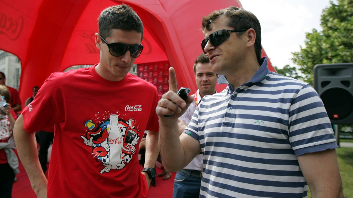 Robert Lewandowski i Cezary Kucharski