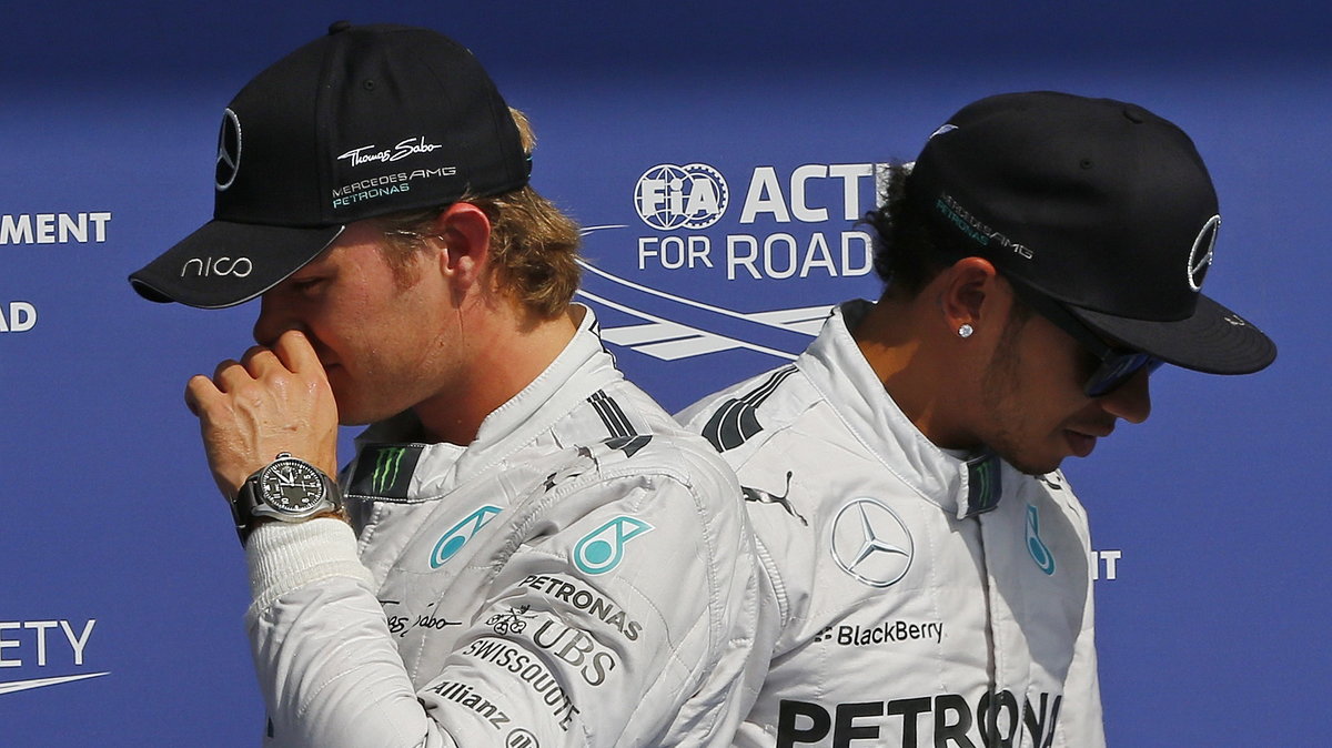 Nico Rosberg i Lewis Hamilton 