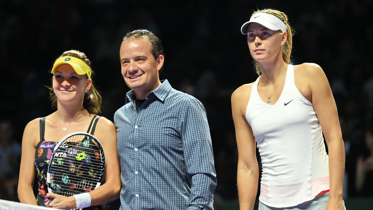 Agnieszka Radwańska i Maria Szarapowa