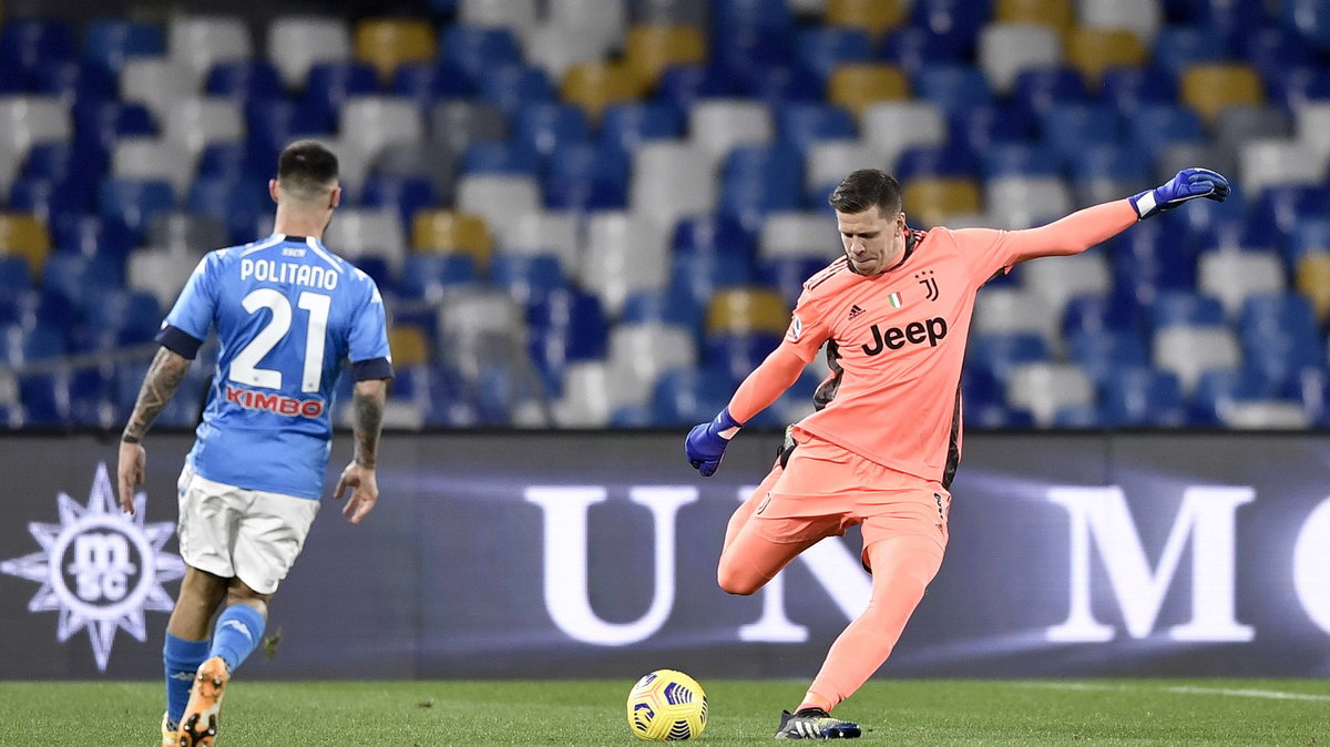 Wojciech Szczęsny w meczu z SSC Napoli