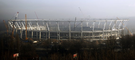 CHORZÓW STADION ŚLĄSKI BUDOWA