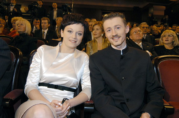 Izabela Małysz i Adam Małysz (2004)