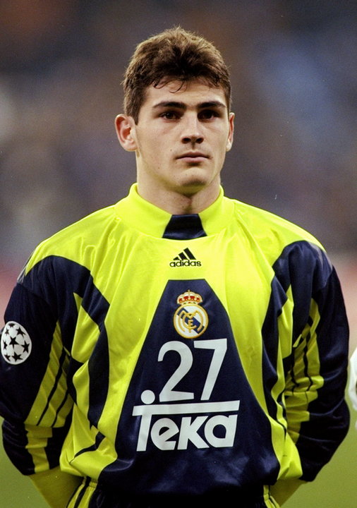 Iker Casillas, zawodnik Realu Madryt, w 1999 roku