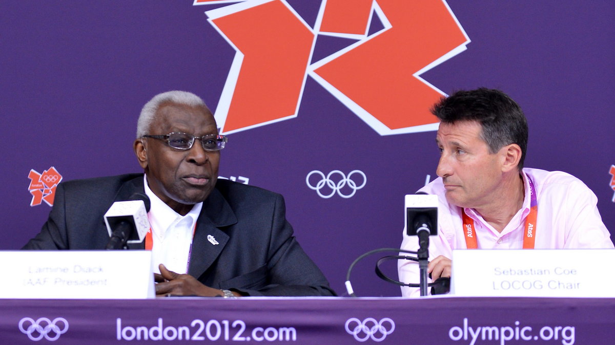 Lamine Diack i Sebastien Coe