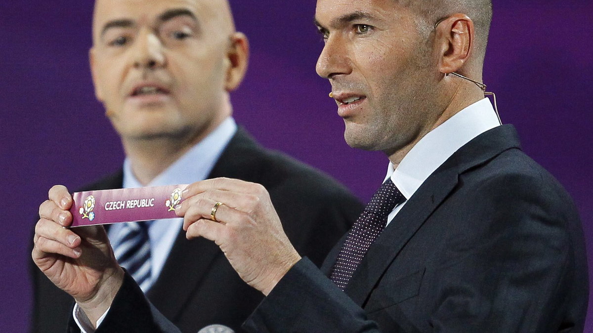 Zinedine Zidane wylosował Czechów
