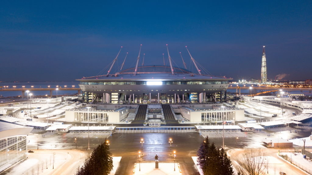 Stadion Kriestowskij, Petersburg. Euro 2020