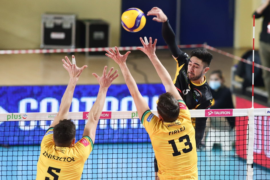 Siatkowka. PlusLiga. PGE Skra Belchatow - Warta Zawiercie. 20.09.2020