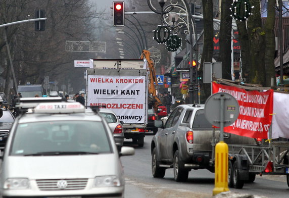 ZAKOPANE WIELKA KROKIEW PODWYKONAWCY PROTEST