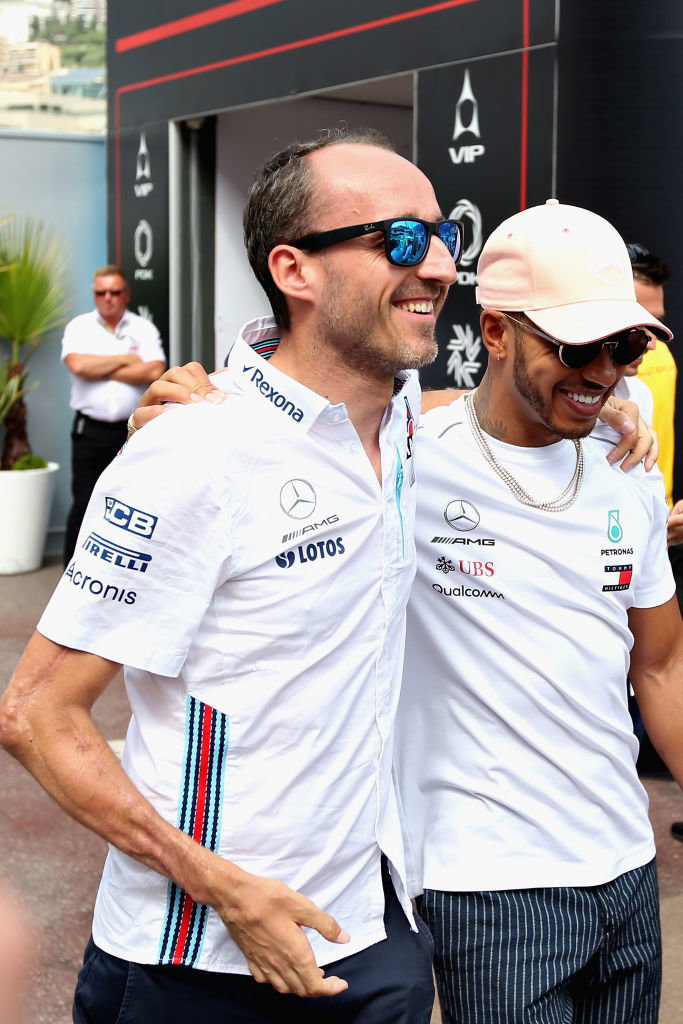 Robert Kubica i Lewis Hamilton