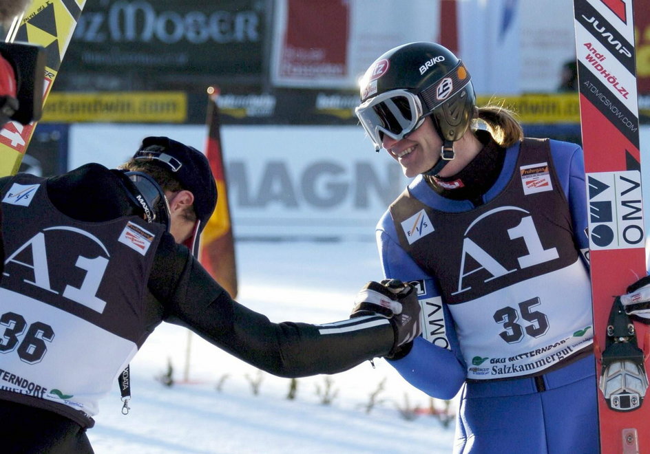 Adam Małysz i Andreas Widhölzl