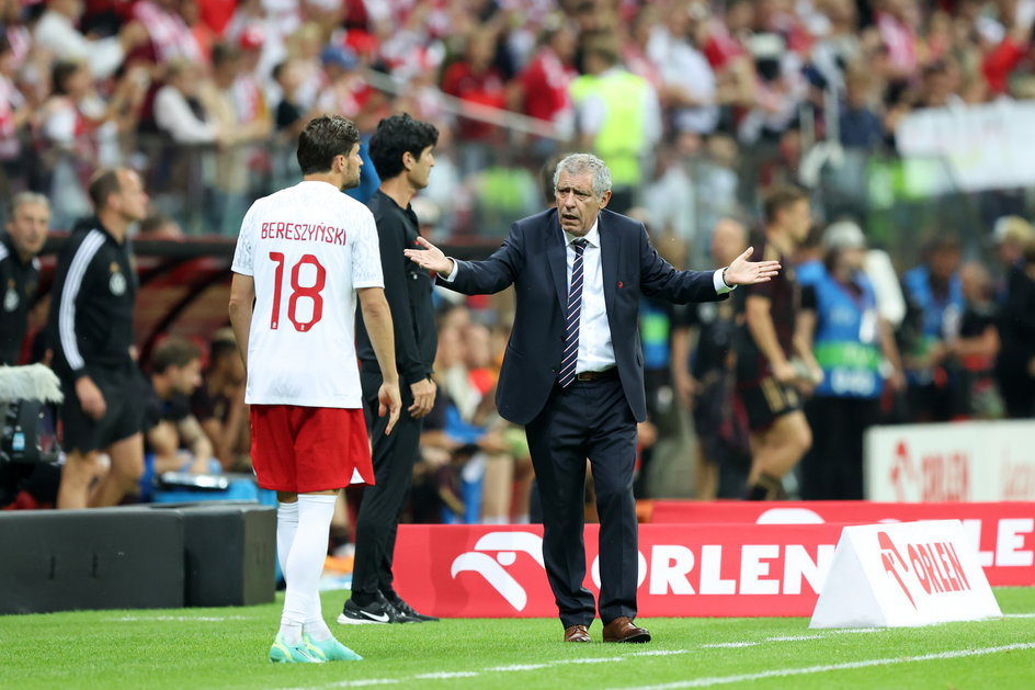 Bartosz Bereszyński i Fernando Santos przy okazji towarzyskiego meczu Polska – Niemcy (1:0)