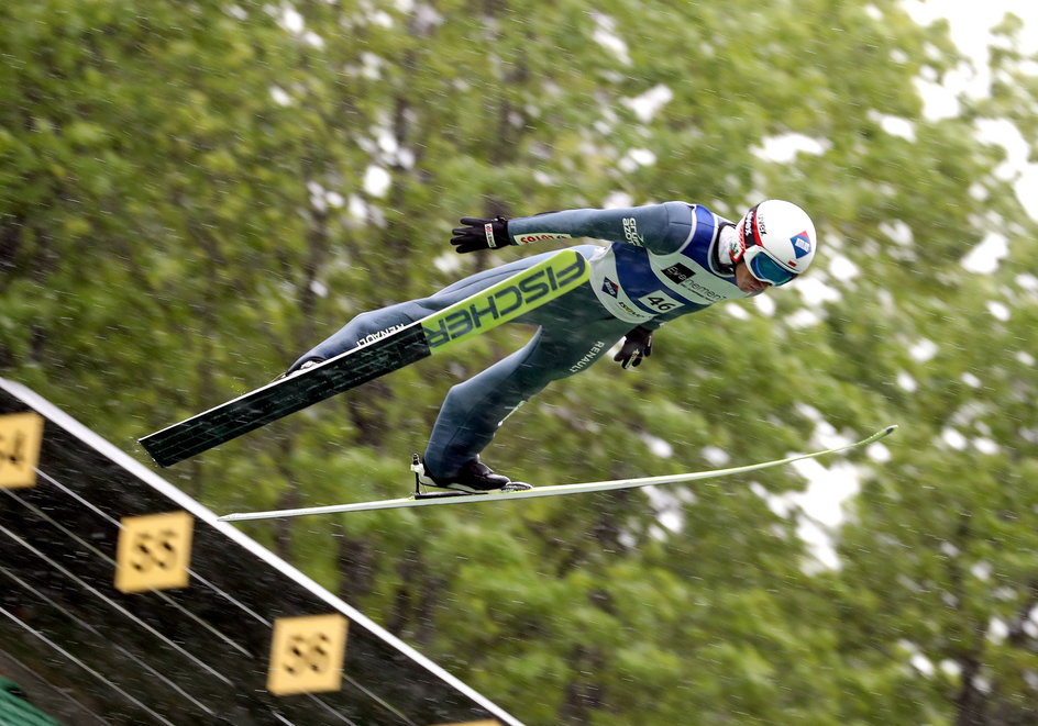 Kamil Stoch na zgrupowaniu w Szczyrku