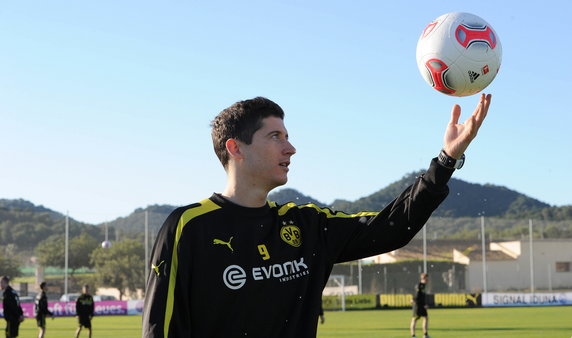 Trening Borussii Dortmund w Hiszpanii