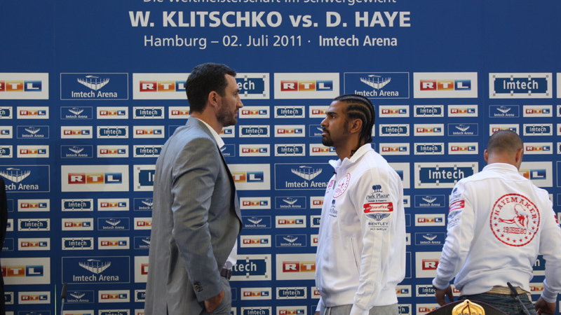 Władymir Kliczko - David Haye ważenie