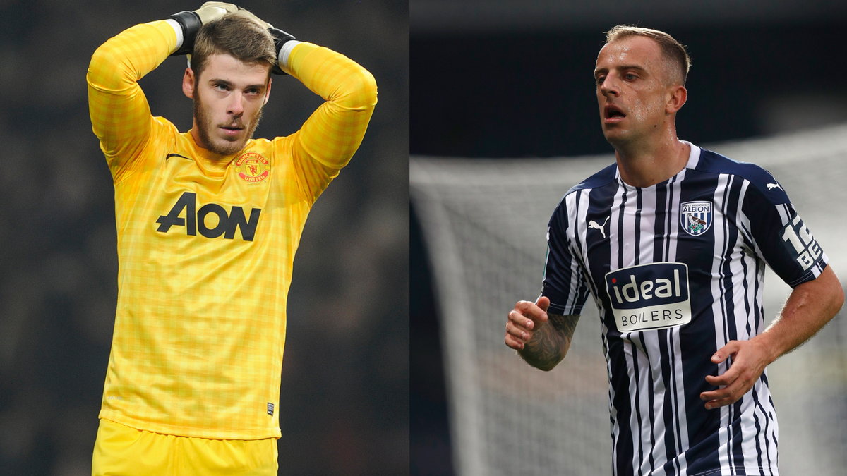 David de Gea i Kamil Grosicki (Newspix/Zuma)