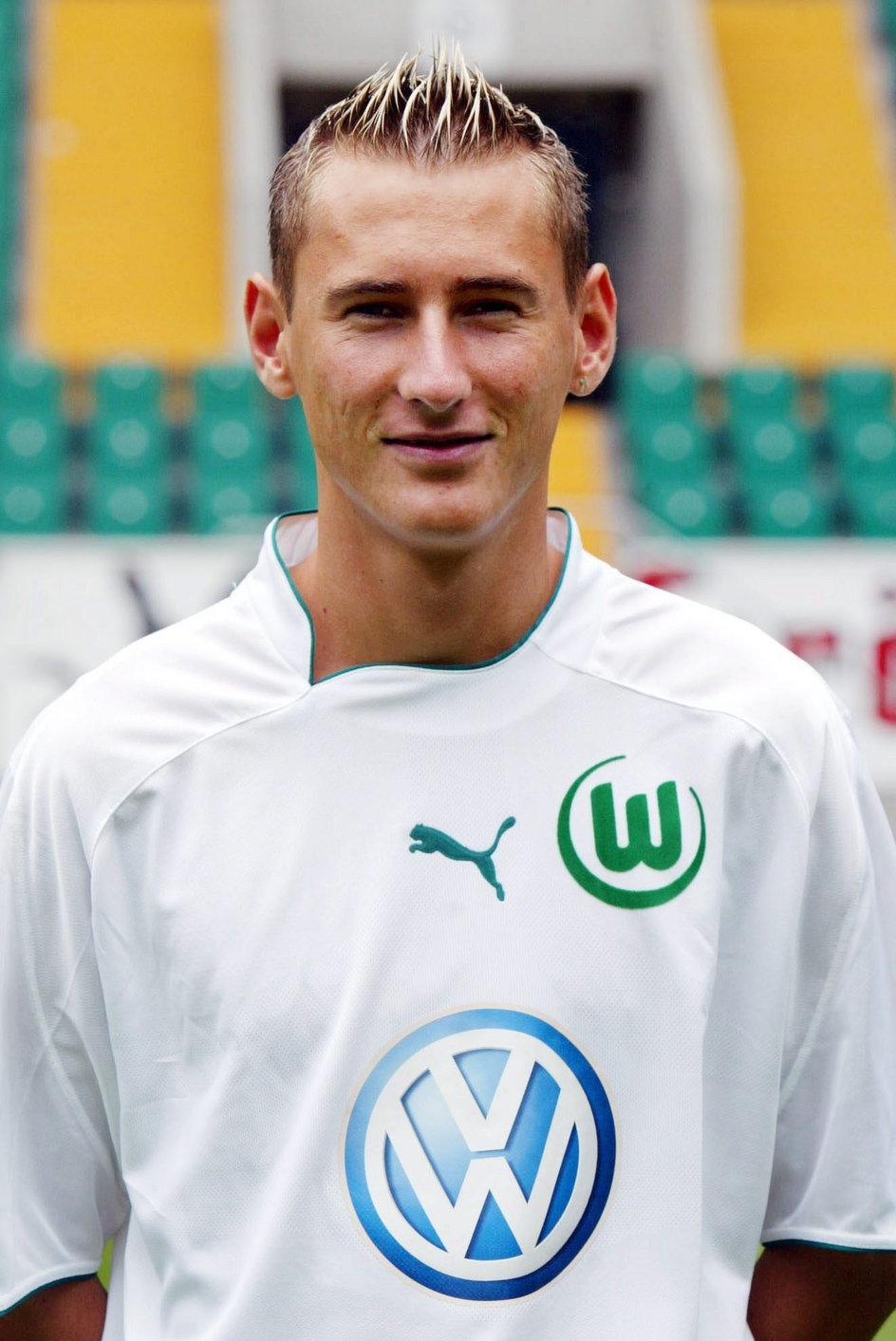 Michał Janicki w barwach VfL Wolfsburg (2003 r.)