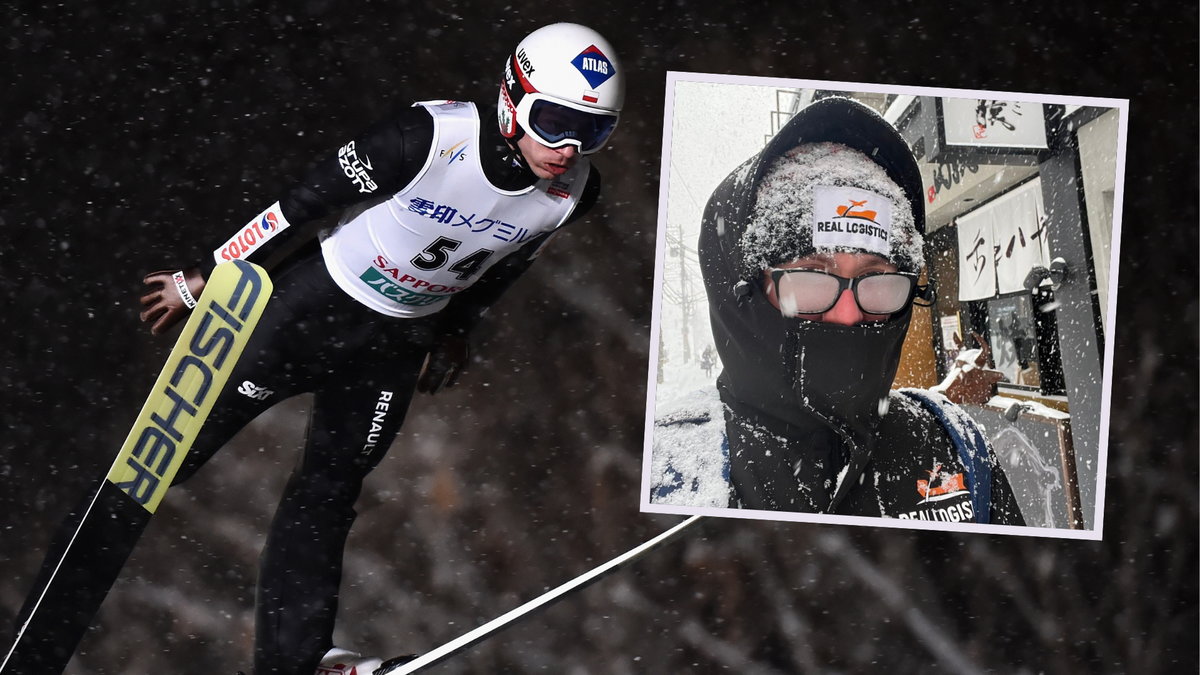 Kamil Stoch na skoczni w Sapporo