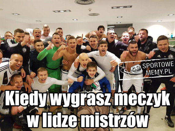 Liga Mistrzów: Legia Warszawa wygrała ze Sportingiem - memy po meczu