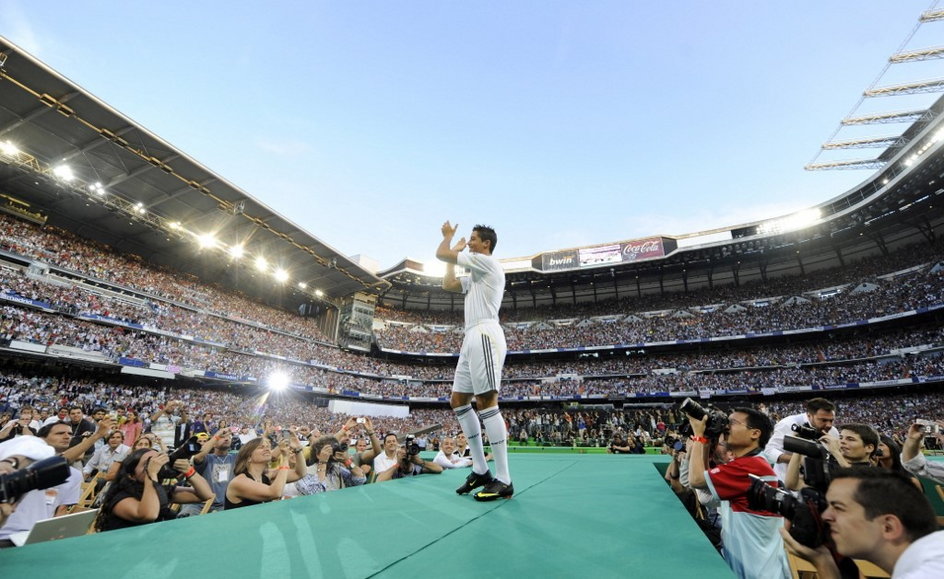 Cristiano Ronaldo został powitany w Realu Madryt jak król