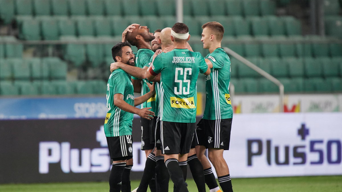 18.08.2020 LEGIA WARSZAWA - LINFIELD FC ELIMINACJE LIGI MISTRZOW PILKA NOZNA