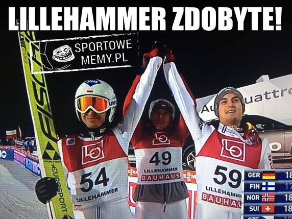 Memy po zawodach PŚ w Lillehammer