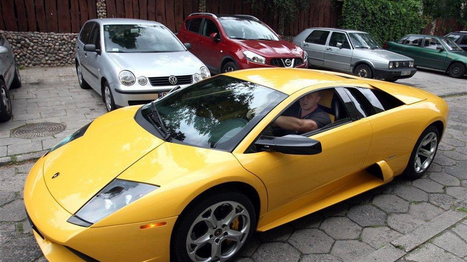 Mariusz Pudzianowski w Lamborghini