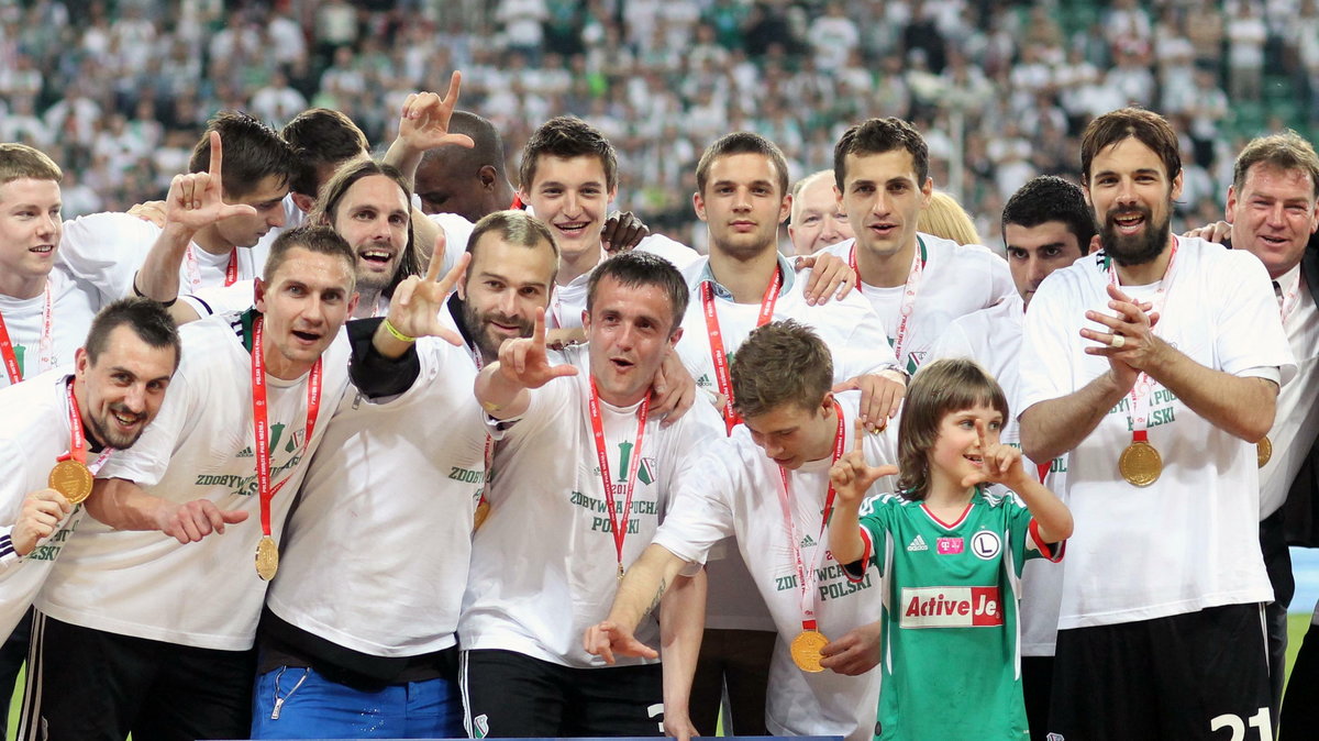 Legia Warszawa zdobyła Puchar Polski w sezonie 2012/13