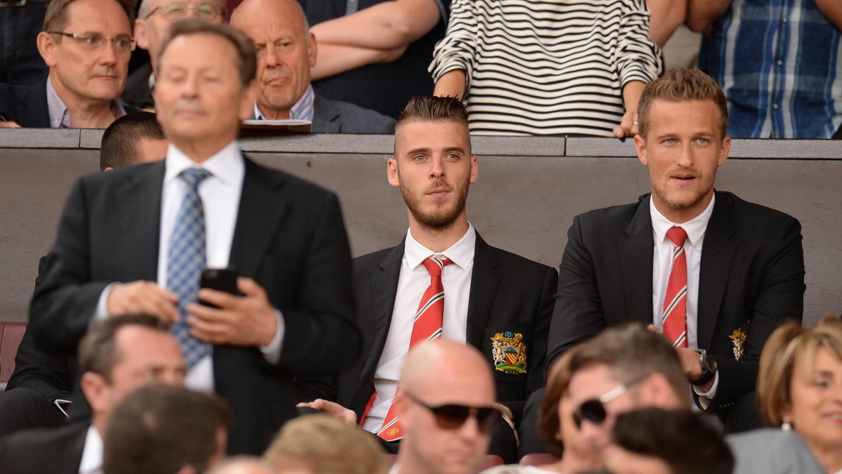 David De Gea (w środku)