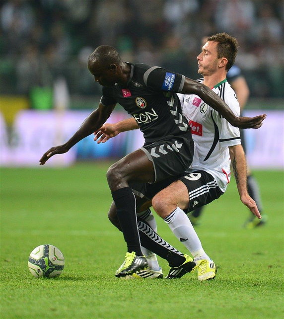 Legia - Polonia/DIEME YAHIYA i MAREK SAGANOWSKI 