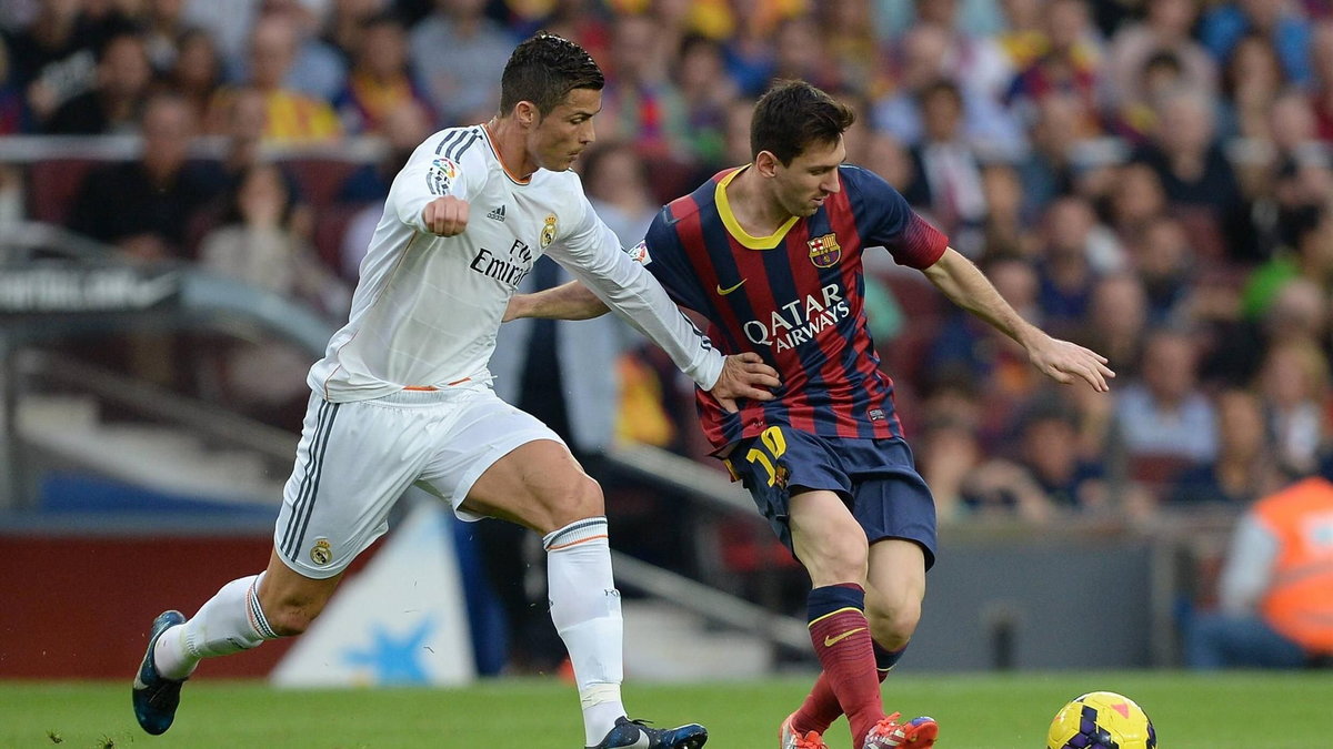 Cristiano Ronaldo (L) i Lionel Messi