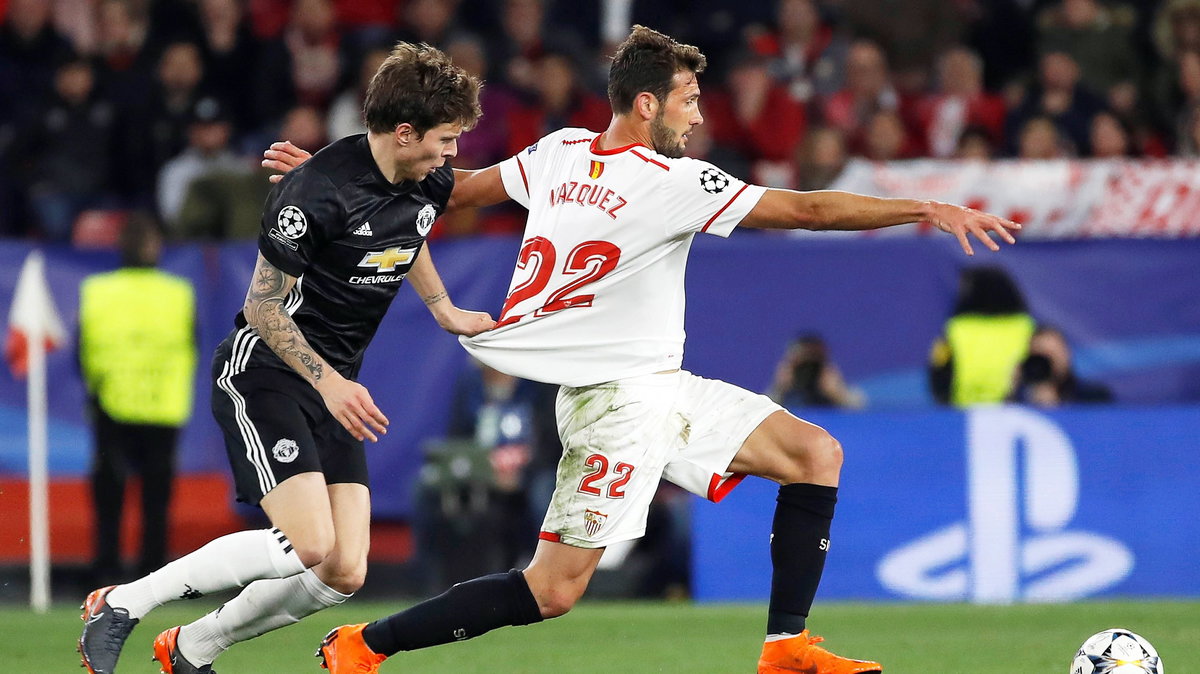 Liga Mistrzów: Sevilla FC bezbramkowo zremisowała z Manchesterem United