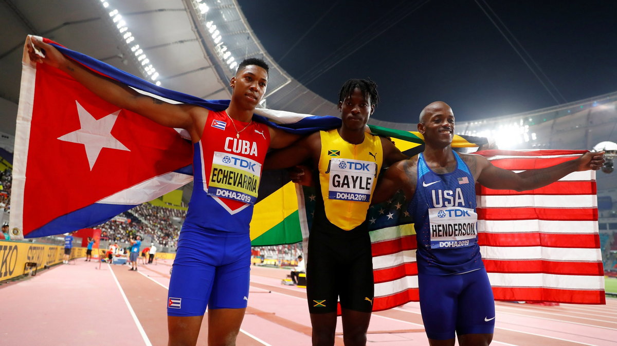 Tajay Gayle, Jeff Henderson i Juan Miguel Echevarria