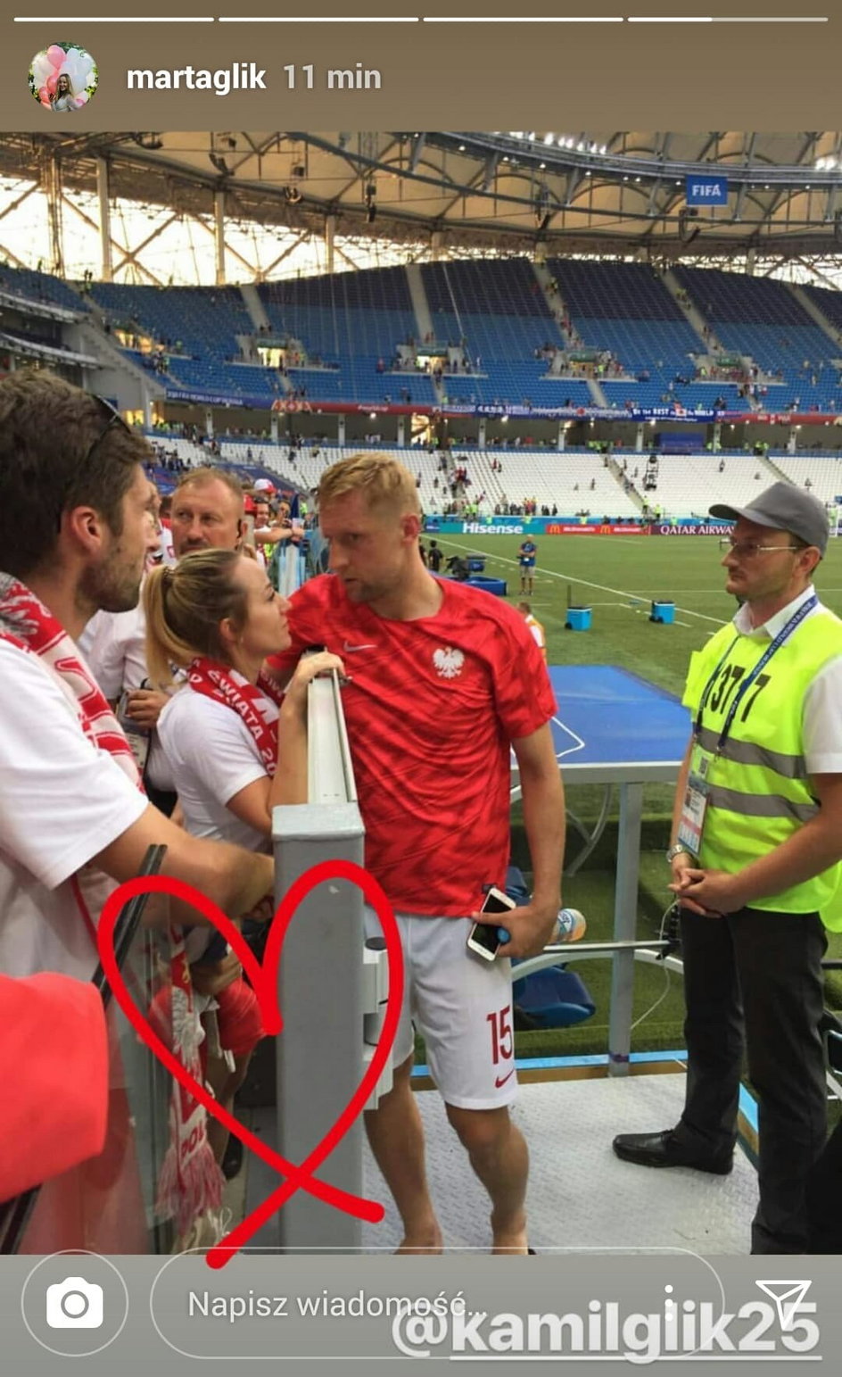 Marta Glik i Kamil Glik